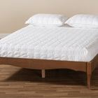Baxton Studio Marieke Vintage French Inspired Ash Wanut Finished Queen Size Wood Bed Frame
