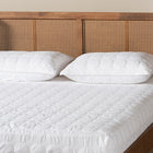 Baxton Studio Rina Mid-Century Modern Ash Wanut Finished Wood and Synthetic Rattan King Size Wrap-Around Headboard