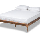 Baxton Studio Romy Vintage French Inspired Ash Wanut Finished Full Size Wood Bed Frame