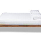 Baxton Studio Romy Vintage French Inspired Ash Wanut Finished Queen Size Wood Bed Frame