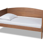 Baxton Studio Veles Mid-Century Modern Ash Wanut Finished Wood Daybed