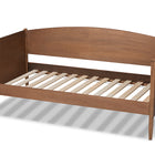 Baxton Studio Veles Mid-Century Modern Ash Wanut Finished Wood Daybed