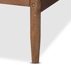 Baxton Studio Veles Mid-Century Modern Ash Wanut Finished Wood Daybed