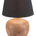 Zuo Basil Table Lamp Black