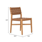 Zuo Mizuya Dining Chair Brown