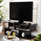 Baxton Studio Arne Modern and Contemporary Dark Brown Finished Wood TV Stand