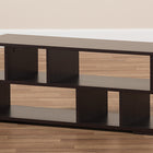 Baxton Studio Arne Modern and Contemporary Dark Brown Finished Wood TV Stand