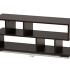 Baxton Studio Arne Modern and Contemporary Dark Brown Finished Wood TV Stand