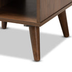 Baxton Studio Sami Mid-Century Modern Walnut Finished Wood End Table