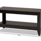 Baxton Studio Elada Modern and Contemporary Wenge Finished Wood Coffee Table