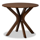 Baxton Studio Jana Modern and Contemporary Grey Fabric Upholstered and Walnut Brown Finished Wood 5-Piece Dining Set