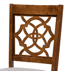 Baxton Studio Sadie Modern Grey and Walnut Brown Wood 5-Piece Dining Set