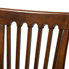 Baxton Studio Marian Modern and Contemporary Grey Fabric Upholstered and Walnut Brown Finished Wood 5-Piece Dining Set
