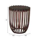 Zuo Kafig Side Table Bronze