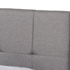 Baxton Studio Netti Light Grey Fabric Upholstered 2-Drawer Queen Size Platform Storage Bed