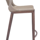 Zuo Ace Counter Stool (Set of 2) Brown & Walnut