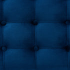 Baxton Studio Kaylee Modern and Contemporary Navy Blue Velvet Fabric Upholstered Button-Tufted Storage Ottoman Bench