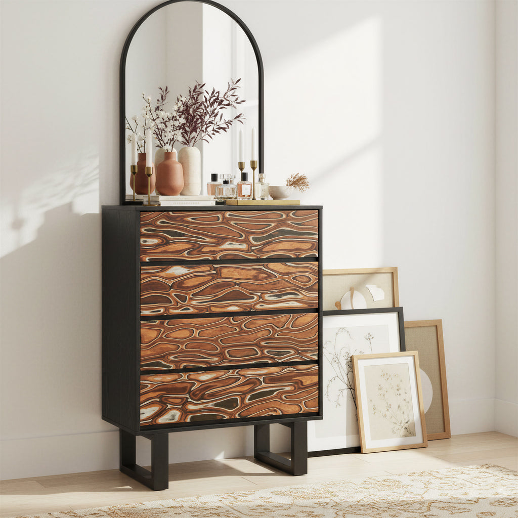 Zuo Aremi Chest Brown & Black