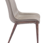 Zuo Magnus Dining Chair (Set of 2) Brown & Walnut