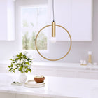 Zuo Irenza Ceiling Lamp Brass
