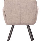 Zuo Sieve Swivel Dining Chair (Set of 2) Beige