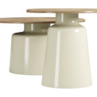 Zuo Lireen Coffee Table Set (2-Piece) Natural & Ivory