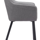 Zuo Adage Dining Chair (Set of 2) Gray