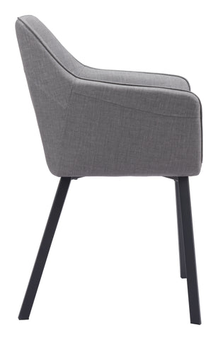 Zuo Adage Dining Chair (Set of 2) Gray