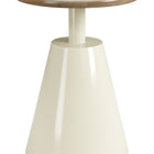 Zuo Sira Side Table Natural & Ivory