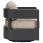 Zuo Foret Swivel Chair Black
