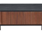 Zuo Koriana Coffee Table Black & Walnut