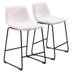 Zuo Smart Counter Stool (Set of 2) Ivory