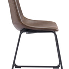 Zuo Smart Dining Chair (Set of 2) Vintage Espresso