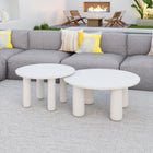Zuo Ola Coffee Table Set (2-Piece) White