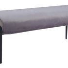 Zuo Glatt Bench Gray