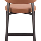 Zuo Prairie Counter Stool (Set of 2) Brown