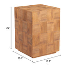 Zuo Cetka Side Table Natural