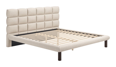 Zuo Placid King Bed Beige