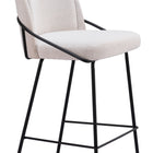 Zuo Jambi Counter Stool (Set of 2) Ivory