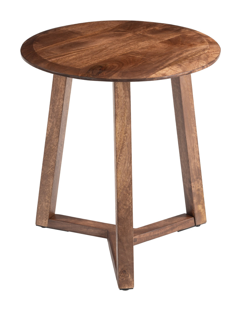 Zuo Macaria Side Table Walnut