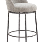 Zuo Nordhavn Swivel Barstool Gray