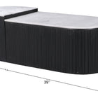Zuo Ormara Coffee Table Set (2-Piece) White & Black