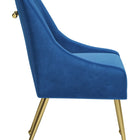 Zuo Maxine Dining Chair Navy Blue & Gold