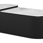 Zuo Ormara Coffee Table Set (2-Piece) White & Black