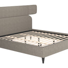 Zuo Dusa King Bed Olive Brown