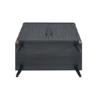 Manhattan Comfort Jodie Mid-Century Modern 31" Fluted Accent Cabinet in Charcoal Gray