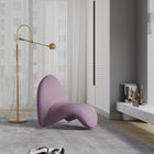 Manhattan Comfort MoMa Modern Wool Blend Accent Chair in Purple