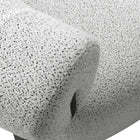 Manhattan Comfort Bartow Mid-Century Modern Upholstered Lounge Chair in Ivory Multi