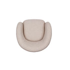 Manhattan Comfort Sylvia Modern Glam Tweed Lounge Chair in Gold Dust
