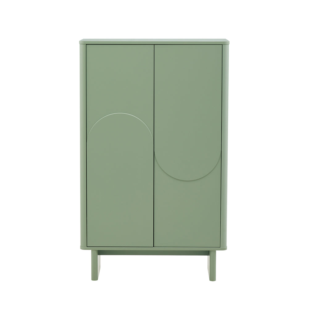 Manhattan Comfort Ella Modern 32" Accent Cabinet in Sage Green